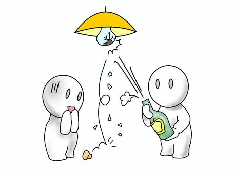 Illustration, champagne, sparkling, cork stopper, 