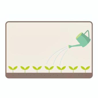 Illustration, gardening, frame, plant, 