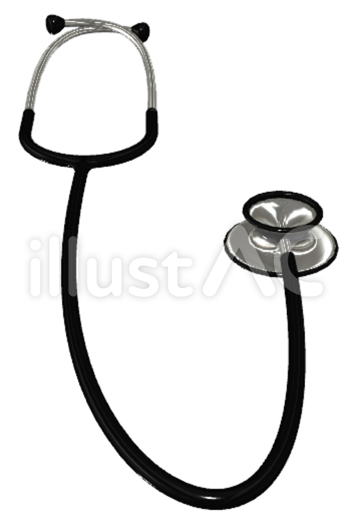 聴診器イラスト No 3758 無料イラストなら イラストac