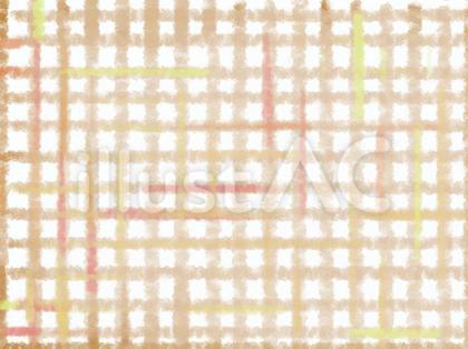 ギンガムチェック背景 オレンジ