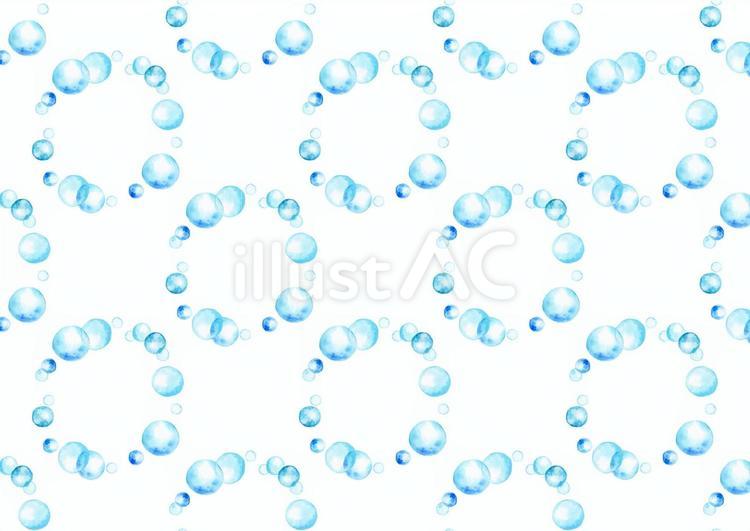 水玉サークル模様の壁紙 水玉,泡,丸のイラスト素材