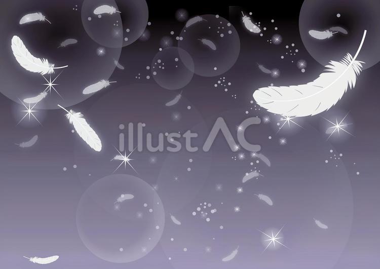 羽根が舞う背景5 羽根,羽,鳥のイラスト素材