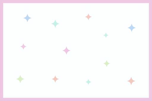プチキラキラカラフル背景
