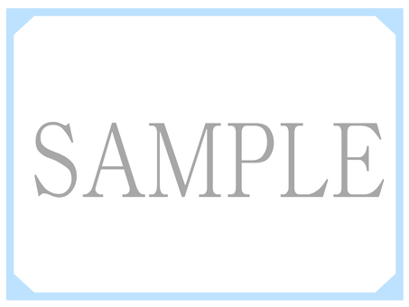 Simple frame_light blue, JPG, PNG and AI Simple frame_light blue, simple, frame, four corners, JPG, PNG and AI