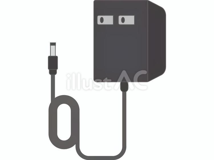 acアダプター acアダプター,電源,コンセントのイラスト素材