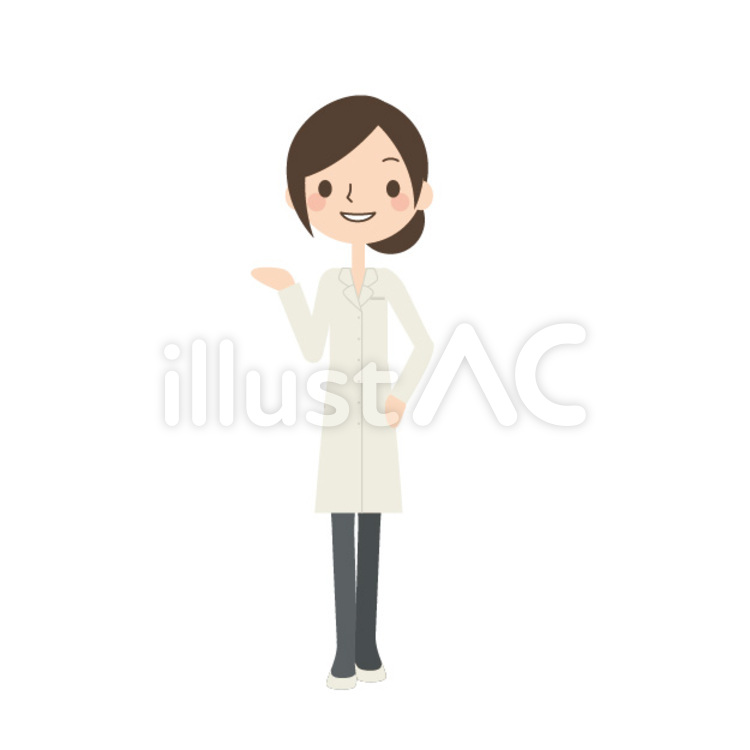 スタッフ スタッフ,看護師,白衣のイラスト素材
