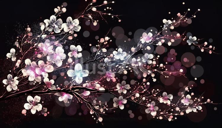 桜06 桜,春,背景のイラスト素材