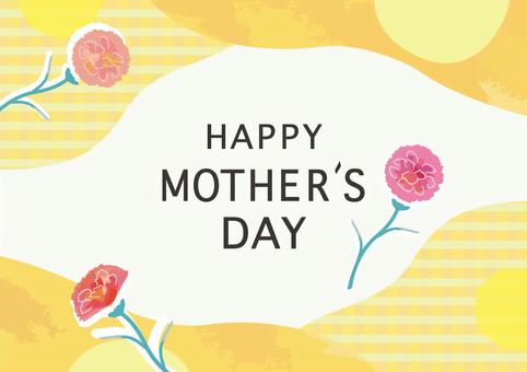 Illustration, mother's day, carnation, flower, 