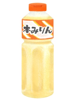本みりん みりん,本みりん,調味料,和食,味付け,甘味,旨味,液体,タレ,食材のイラスト素材
