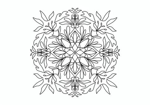 マンダラ塗り絵