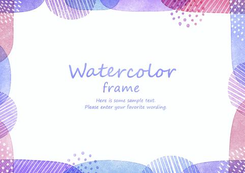 Watercolor colorful frame in muted colors, JPG, PNG and AI Watercolor colorful frame in muted colors, frame, background, watercolor, JPG, PNG and AI