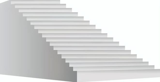 階段立体 階段,高い,登る,降りる,建築,設備,シンプル,立体,グラデのイラスト素材