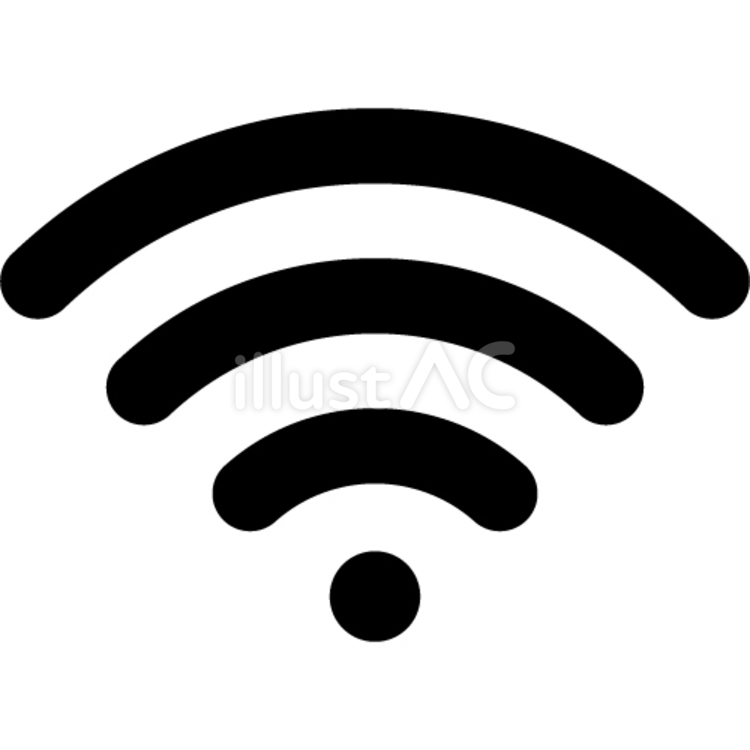wifiマーク-3 wifi,ワイファイ,無線のイラスト素材