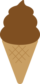 chocolate soft cream, , JPG and PNG