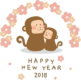 New year's card material 2016-7, JPG, PNG and EPS New year's card material 2016-7, , JPG, PNG and EPS
