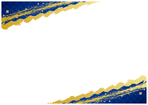 和風背景素材02 和風背景素材02 和風,和柄,金,青,紺,和,高級,背景,壁紙,市松のイラスト素材