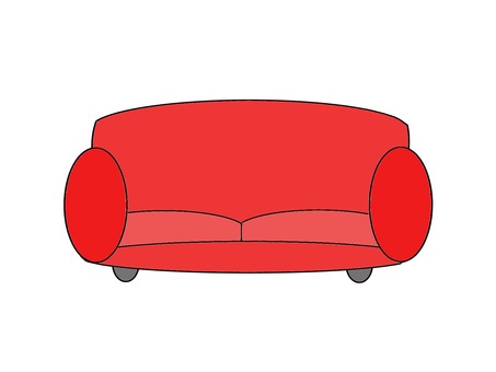 Illustration, sofa, furniture, material, JPG and PNG