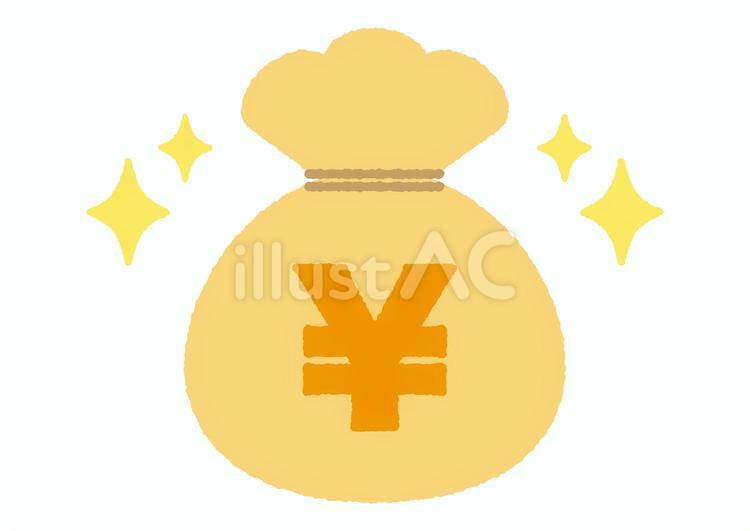 お金の袋イラスト - No: 23227532｜無料イラスト・フリー素材なら「イラストAC」
