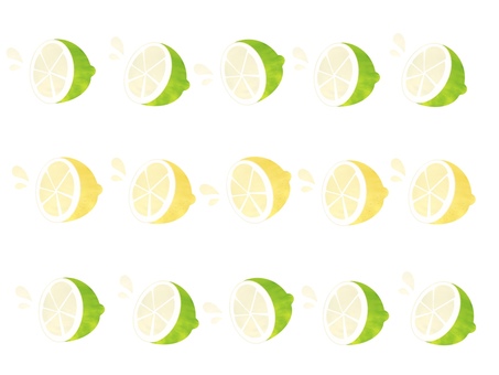 半分に切ったレモン(果汁あり)の背景 レモン,半分,雫,果汁,果物,かわいい,シンプル,フルーツ,手描き,背景のイラスト素材