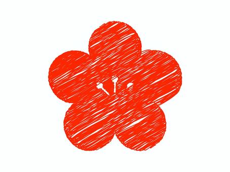 Illustration, plum, flower, plant, 