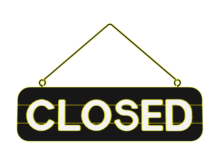 メッセージボード　CLOSED　ネオン メッセージボード,closed,閉店,お知らせ,クローズド,告知,文字,ネオンのイラスト素材