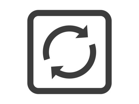 更新ボタン(四角・黒枠) 更新ボタン(四角・黒枠) 更新,マーク,リロード,アイコン,矢印,再読み込み,ボタン,リフレッシュ,ビジネス,ループのイラスト素材