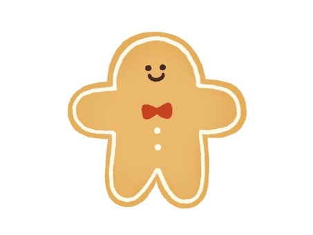 ジンジャークッキー クッキー,ジンジャークッキー,ジンジャーブレッドマン,お菓子,クリスマス,12月,イベント,クリスマスカード,挿絵,素材のイラスト素材