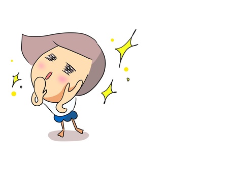 すごい おかっぱ2 すごい おかっぱ2 おかっぱ,女の子,驚く,すごい,わくわくのイラスト素材