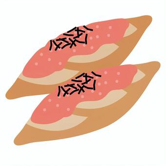 フランスパン ガーリックフランスイラスト No 無料イラストなら イラストac