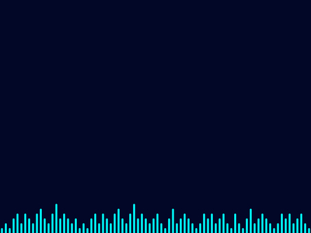 音声波形・音波 音,波,振幅,周波数,音響,音量,パーツ,音楽,フレーム,曲のイラスト素材