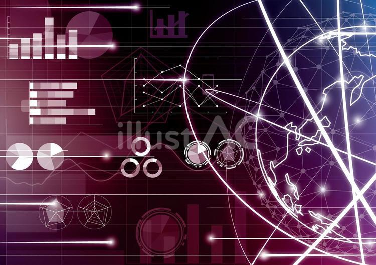 Free Vectors | Purple business and network background material