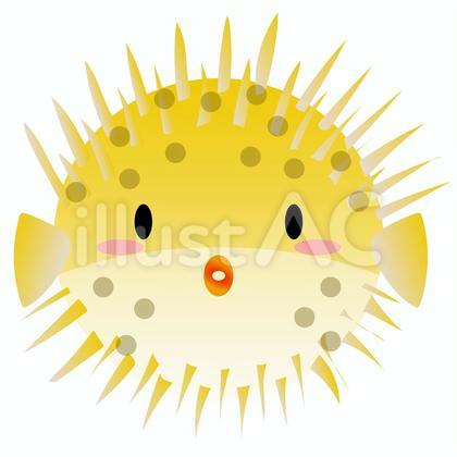 ハリセンボン 魚 アイコン 可愛い