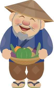 Illustration, old man, miser, elderly, JPG and PNG