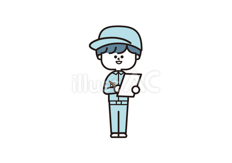 作業員の男性 作業員,人物,人のイラスト素材