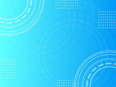 円とドットのテクノロジー背景 水色 背景,ビジネス,テクノロジー,デジタル,グラデーション,青,水色,円,ライン,ドットのイラスト素材