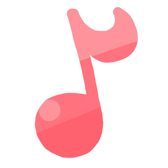 cute pink music notes, note, melody, musics, JPG and PNG