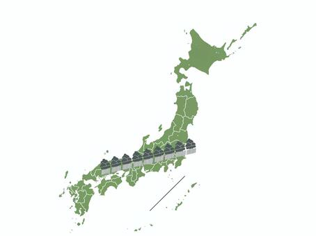 線状降水帯 線状降水帯,スコールライン型,雨,豪雨,雷雨,集中,どしゃ降り,猛烈,スコール,大雨のイラスト素材