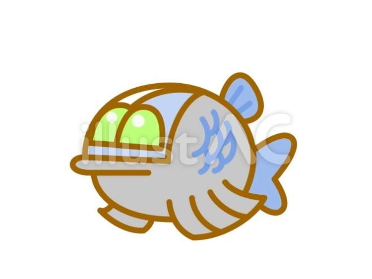 デメニギス デメニギス,魚,動物のイラスト素材