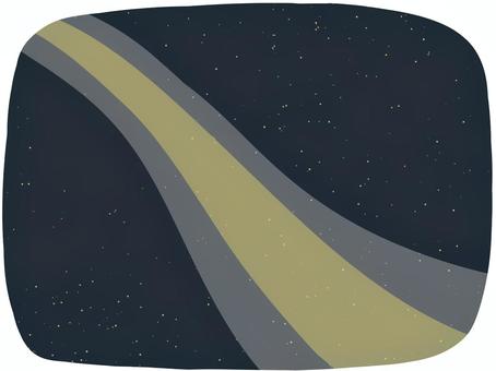 天の川 天の川,夜空,星空,星,シンプル,色あり,手描きのイラスト素材