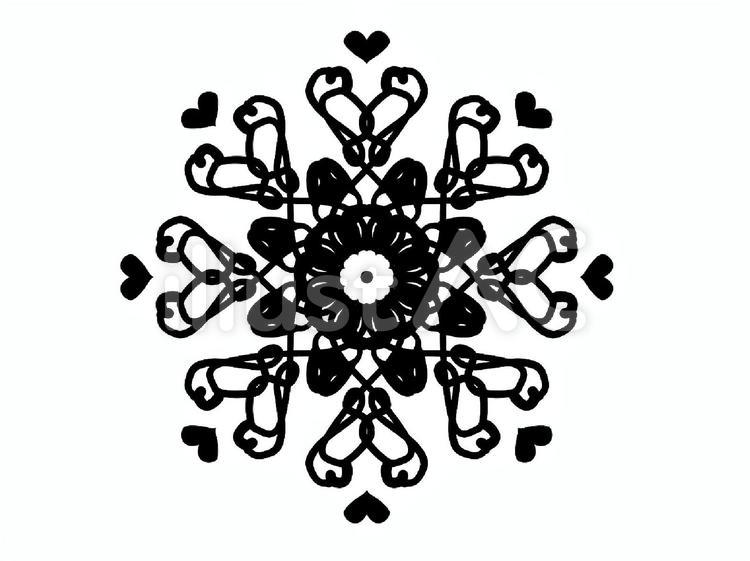柄　黒 柄,黒色,おしゃれのイラスト素材