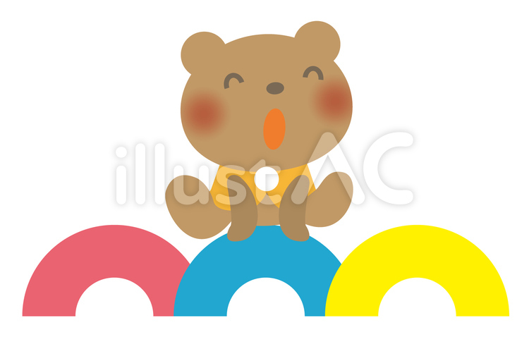 タイヤとび！ タイヤ,タイヤ飛び,タイヤ跳びのイラスト素材