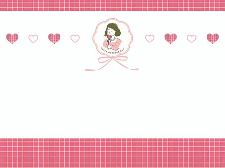 mother's day frame, , JPG, PNG and AI