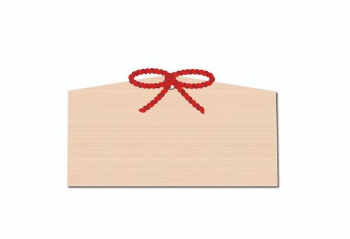 Illustration, an ema, wood, simple, 