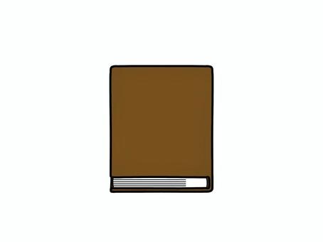 本 茶色 本 茶色 本,読書,図書,単行本,文庫本,小説,手帳,紙製品,シンプル,勉強のイラスト素材