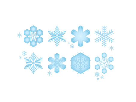 雪の結晶(水色) 雪の結晶(水色) 雪の結晶,かわいい,雪,シンプル,おしゃれ,寒い,透明感,冬素材,クリスマス,ナチュラルのイラスト素材