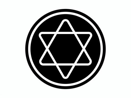 Illustration, pentacle, coin, tarot, 