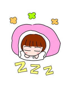 布団からなかなかでられなくて 布団からなかなかでられなくて ふとん,二度寝,寒い,ぬくぬく,朝のイラスト素材