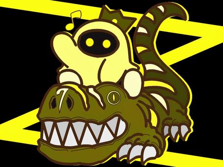 召喚されし悪魔サレオス『黄』 サレオス,悪魔,ソロモン,72柱,階級,公爵,モチーフ,カラー,オリジナル,キャラのイラスト素材