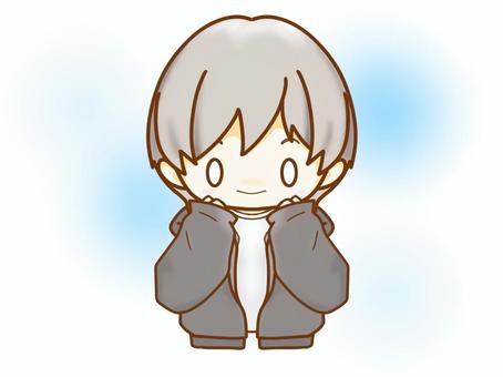 にっこり