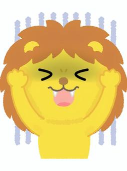 ライオン絶望 ライオン,絶望,ショック,獅子,百獣の王,動物,ネコ科,猛獣のイラスト素材